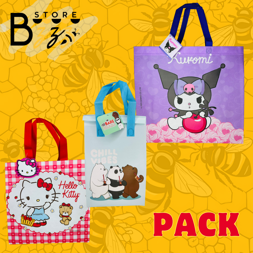 Bolsas con diseño (pack por 6 unid.)